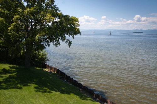 View over Lake Champlain